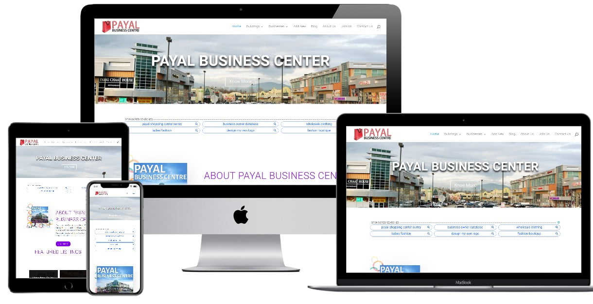 Business Center Website Design – payalbusinesscentre.com