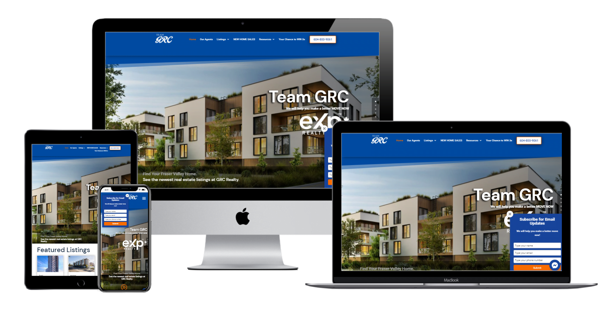 Real Estate Website Design – teamgrc.ca