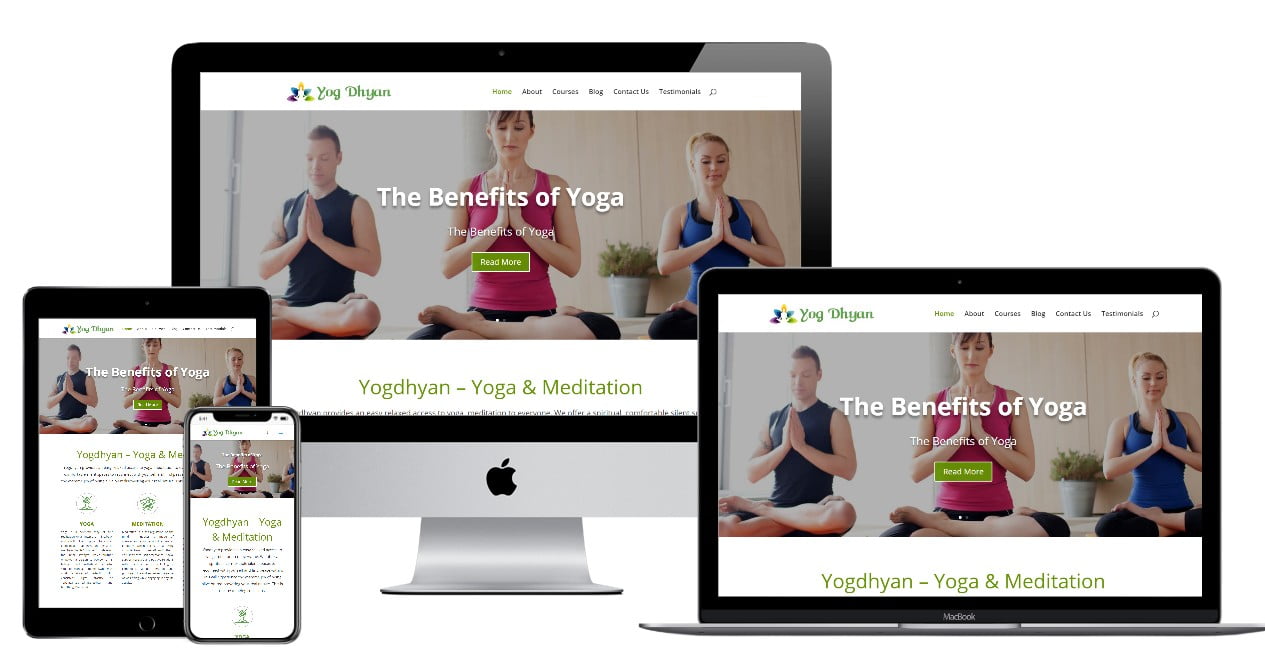 Yoga Coaching Website Design – yogdhyan.com/site