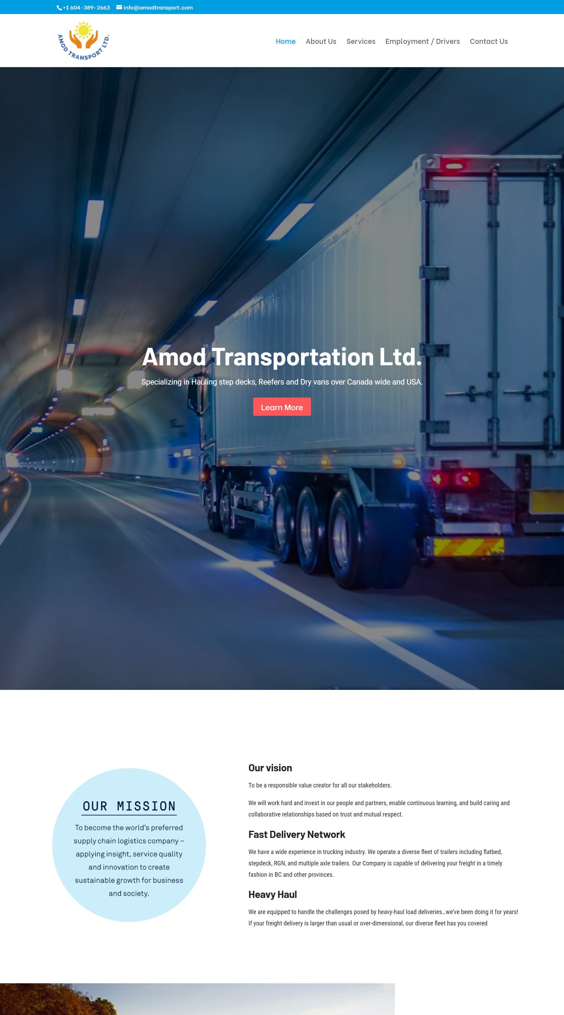 Amod Transport - Trucking Company, Transport