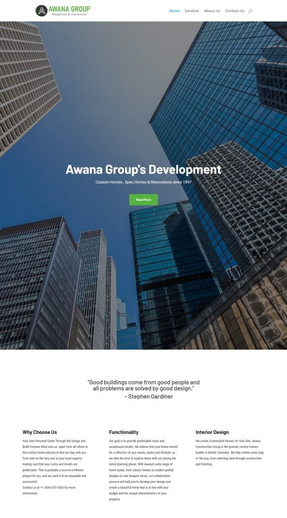 Awana Group - Construction Services,Developer
